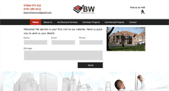 Desktop Screenshot of bwarchitecture.co.uk